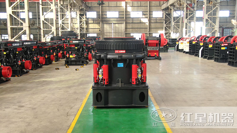 300型圓錐破碎機型號及參數(shù)，一小時能生產(chǎn)多少噸石子？